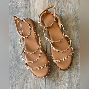 Cushionaire Talia Tan Sandals‎ women’s 8